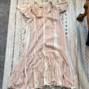Knox Rose Pink and Cream babydoll dress